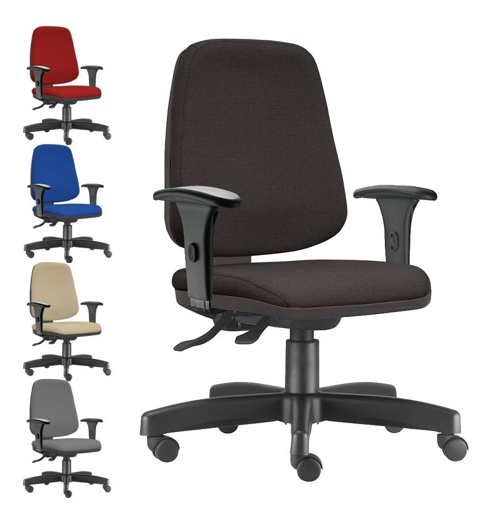Cadeira Presidente Job Ergonomica NR17 com Braço Regulável