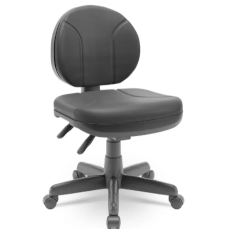 Cadeira Operativa Ergonômica NR17 Sem Braço Sintético Preto